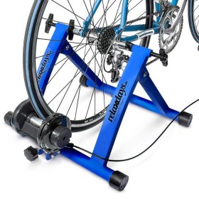 Relaxdays Turbo Trainer Blue
